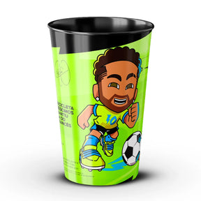 Copos Colecionáveis Neymar Jr - Kit 2 com 3 Unidades